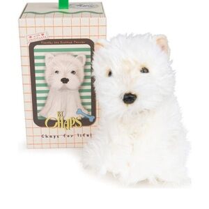 NWT White Stuffed Animal Westie Toy